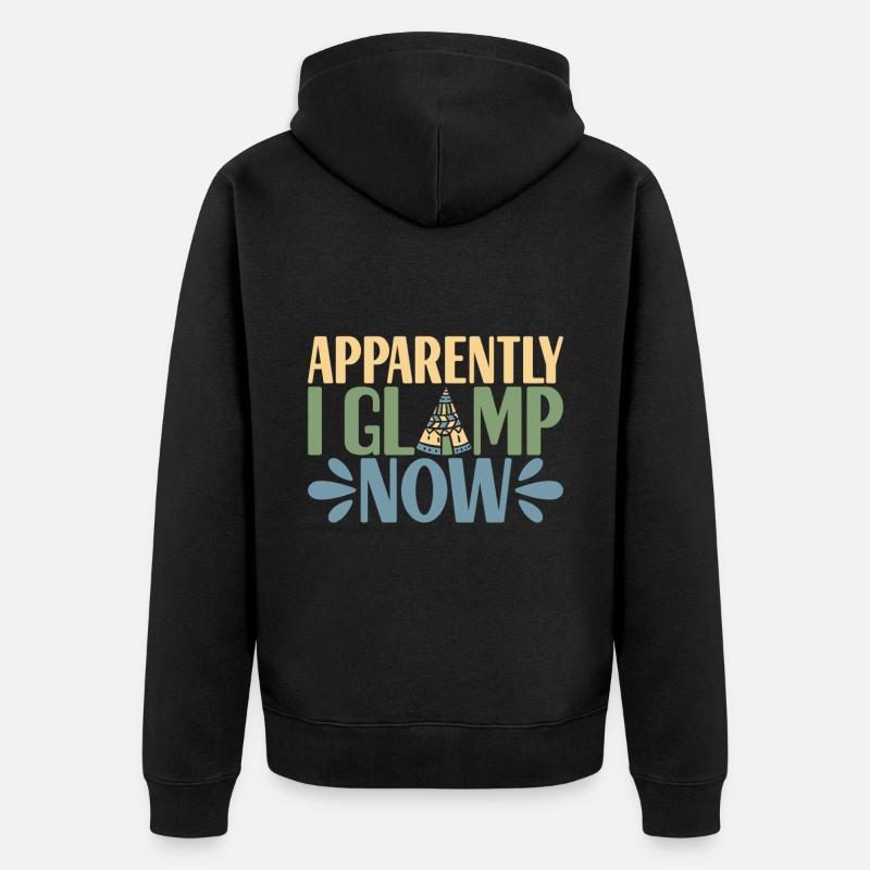 Glamping Glamper - Veste à capuche bio Premium Unisexe - noir