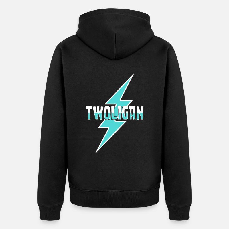 Twoligan Terrible Two - Veste à capuche bio Premium Unisexe - noir