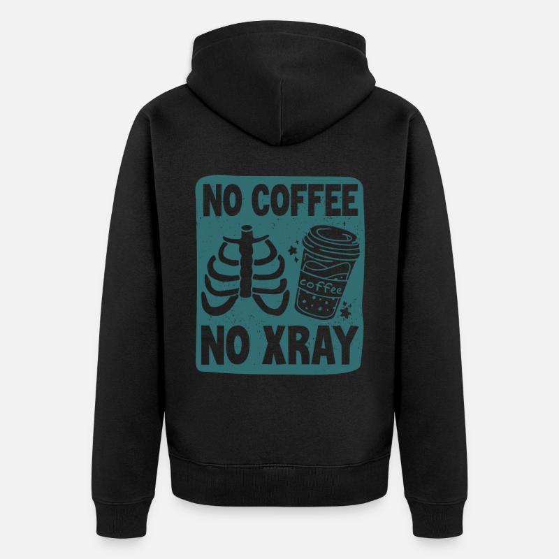 Xray Tech, Xray -Techniker - Unisex Premium Bio Zip Hoodie - Schwarz