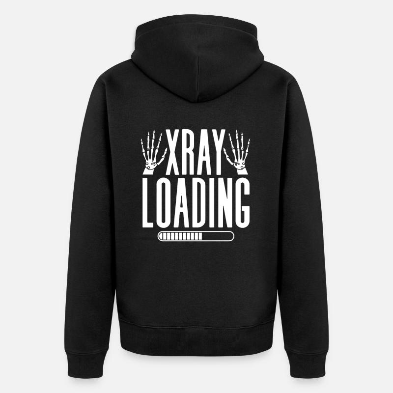 Xray Tech, Xray Technician - Unisex Premium Organic Zip Hoodie - black