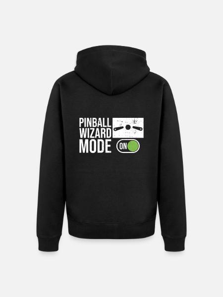Flipper-flipping-machine-design Für - Unisex Premium Organic Zip Hoodie - black