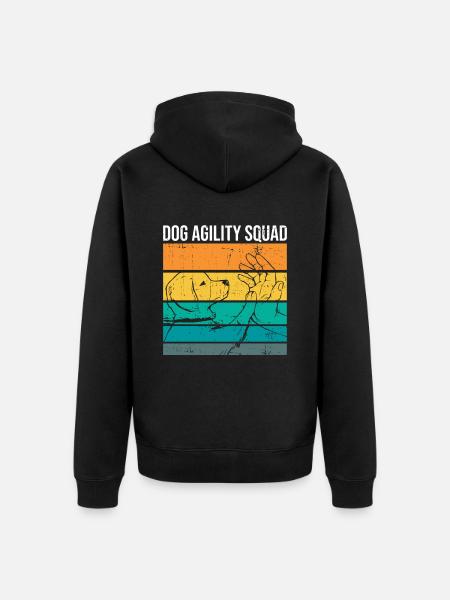 Hunde-agility-trainingsdesign Für - Unisex Premium Organic Zip Hoodie - black