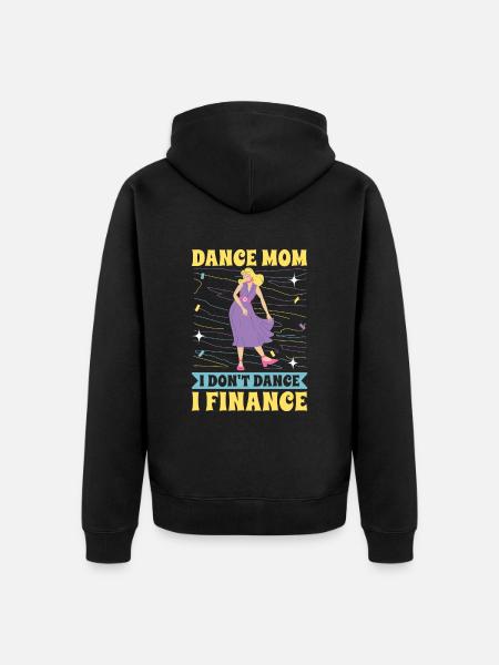 Maman Mère Mère Danse Mère - Veste à capuche bio Premium Unisexe - noir