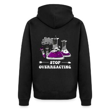 Asexual Pride Ace Flag Science Teacher - Veste à capuche bio Premium Unisexe - noir - Dos - Nico (187cm)