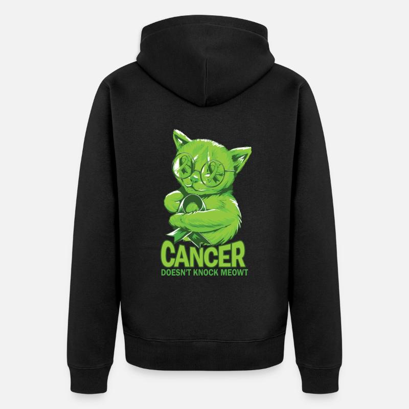 Cancer Lymphome non hodgkinien - Veste à capuche bio Premium Unisexe - undefined