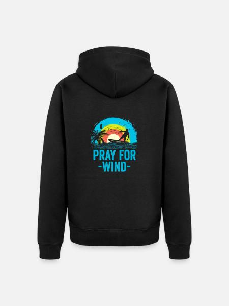Kitesurfen Kiteboarding Kiteboarding Kite Surfer Kitesurfer - Unisex Premium Bio Zip Hoodie - Schwarz
