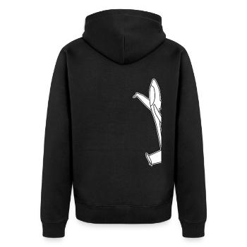 Pilote de planeur - Veste à capuche bio Premium Unisexe - noir - Dos - Nico (187cm)
