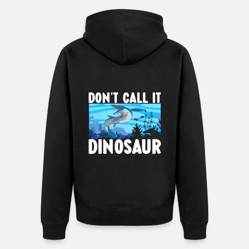 Dinosaure mosasaure - Veste à capuche bio Premium Unisexe - noir