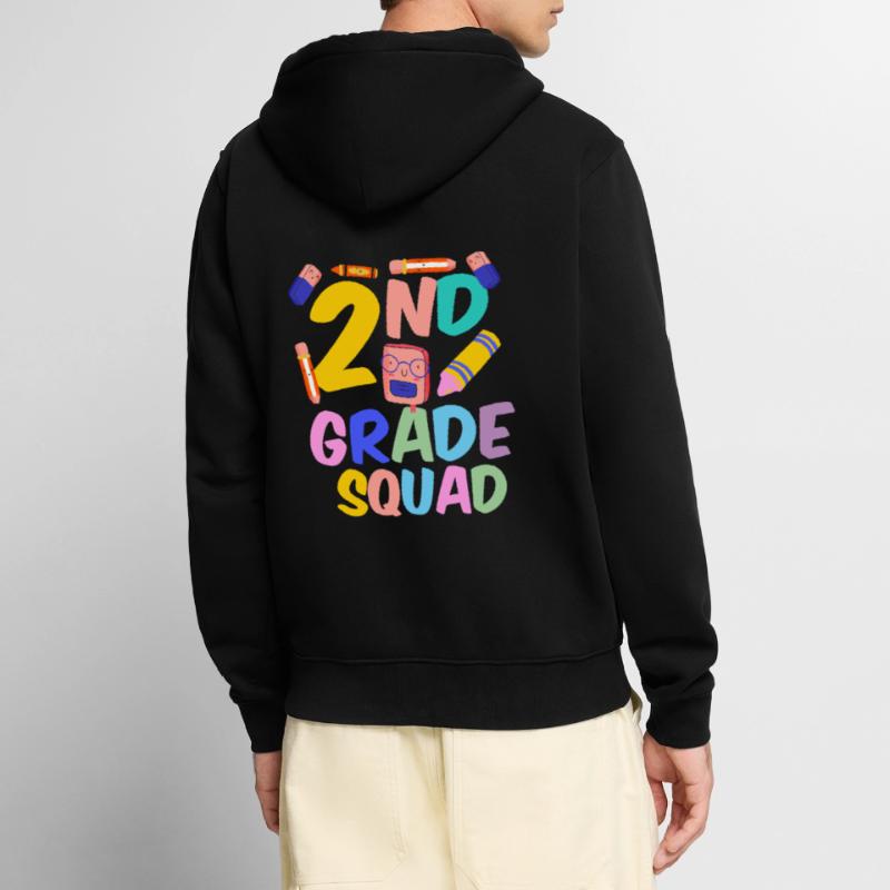 Team Second Class Teacher Second Class Unisex Premium Organic Zip Hoodie