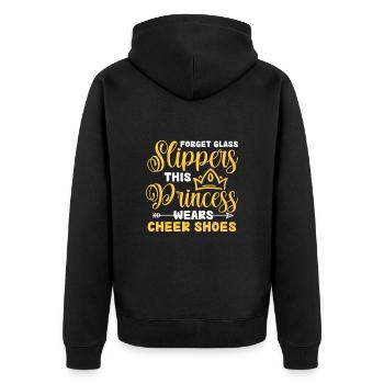 Cheerleader - Veste à capuche bio Premium Unisexe - noir - Dos - Nico (187cm)