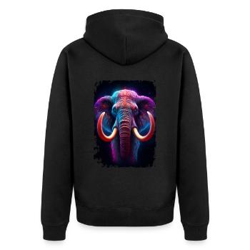 Mammut - Unisex Premium Bio Zip Hoodie - Schwarz - Hinten - Nico (187cm)