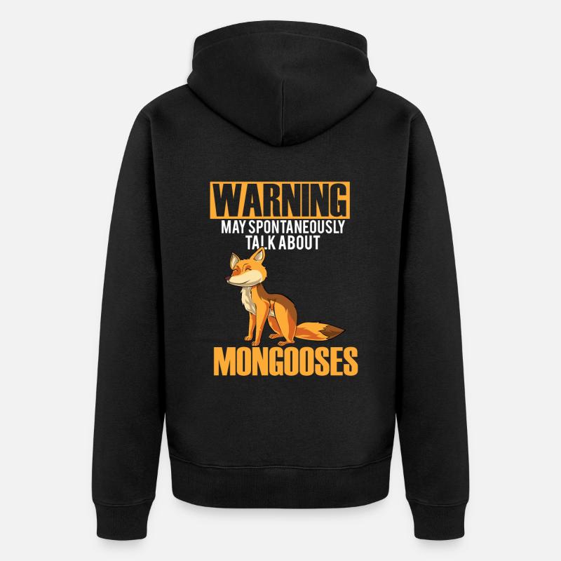 Mangouste mangouste - Veste à capuche bio Premium Unisexe - noir