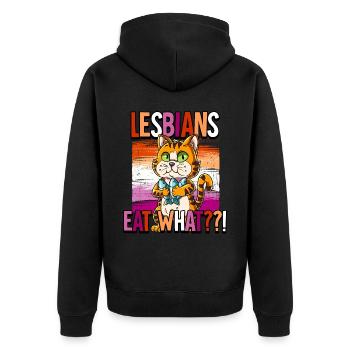 Fierté LGBTQ Christopher Street Day Costume Fierté - Veste à capuche bio Premium Unisexe - noir - Dos - Nico (187cm)