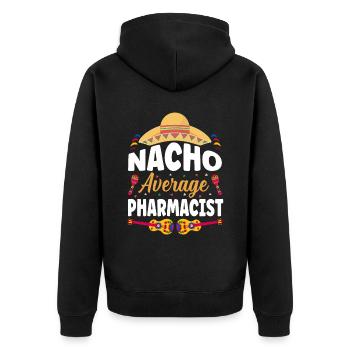 Cinco De Mayo Mexican Party Cinco De Mayo - Unisex Premium Organic Zip Hoodie - black - Back - Nico (187cm)