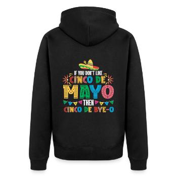 Cinco De Mayo Parti mexicain Cinco De Mayo - Veste à capuche bio Premium Unisexe - noir - Dos - Nico (187cm)