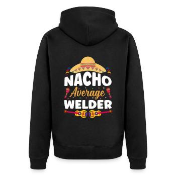 Cinco De Mayo Mexikanische Party Cinco De Mayo - Unisex Premium Bio Zip Hoodie - Schwarz - Hinten - Nico (187cm)