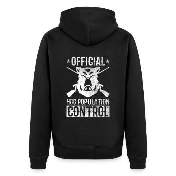 Schweineentfernungstechniker Design Für Die - Veste à capuche bio Premium Unisexe - noir - Dos - Nico (187cm)
