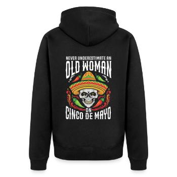 Cinco De Mayo Parti mexicain Cinco De Mayo - Veste à capuche bio Premium Unisexe - noir - Dos - Nico (187cm)