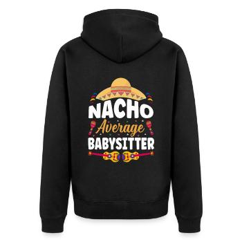 Cinco De Mayo Mexican Party Cinco De Mayo - Unisex Premium Organic Zip Hoodie - black - Back - Nico (187cm)