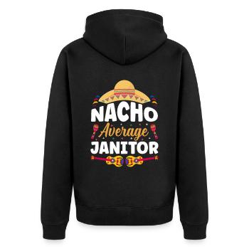 Cinco De Mayo Mexikanische Party Cinco De Mayo - Unisex Premium Bio Zip Hoodie - Schwarz - Hinten - Nico (187cm)