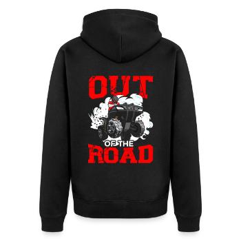 ATV Lover Quad Bike ATV Outdoor Mudding Offroading - Veste à capuche bio Premium Unisexe - noir - Dos - Nico (187cm)