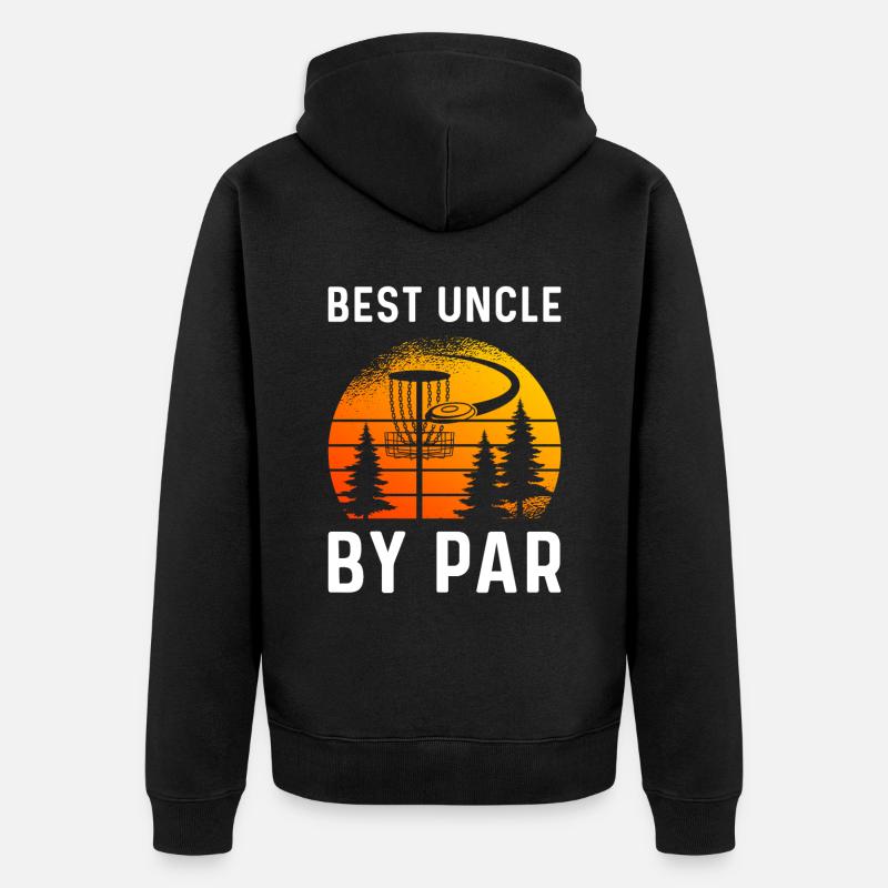 Oncle Par - Veste à capuche bio Premium Unisexe - noir