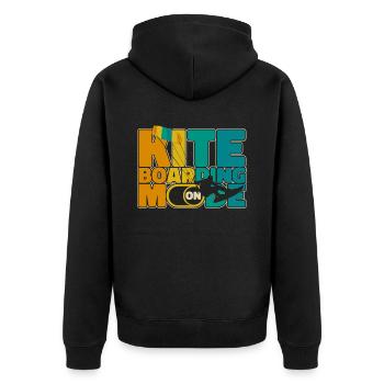 Kitesurfer Kitesurfen Kiten Kitesurf - Veste à capuche bio Premium Unisexe - noir - Dos - Nico (187cm)