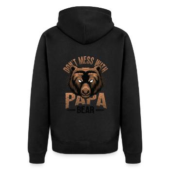 Je ne suis pas encore allé partout - Veste à capuche bio Premium Unisexe - noir - Dos - Nico (187cm)