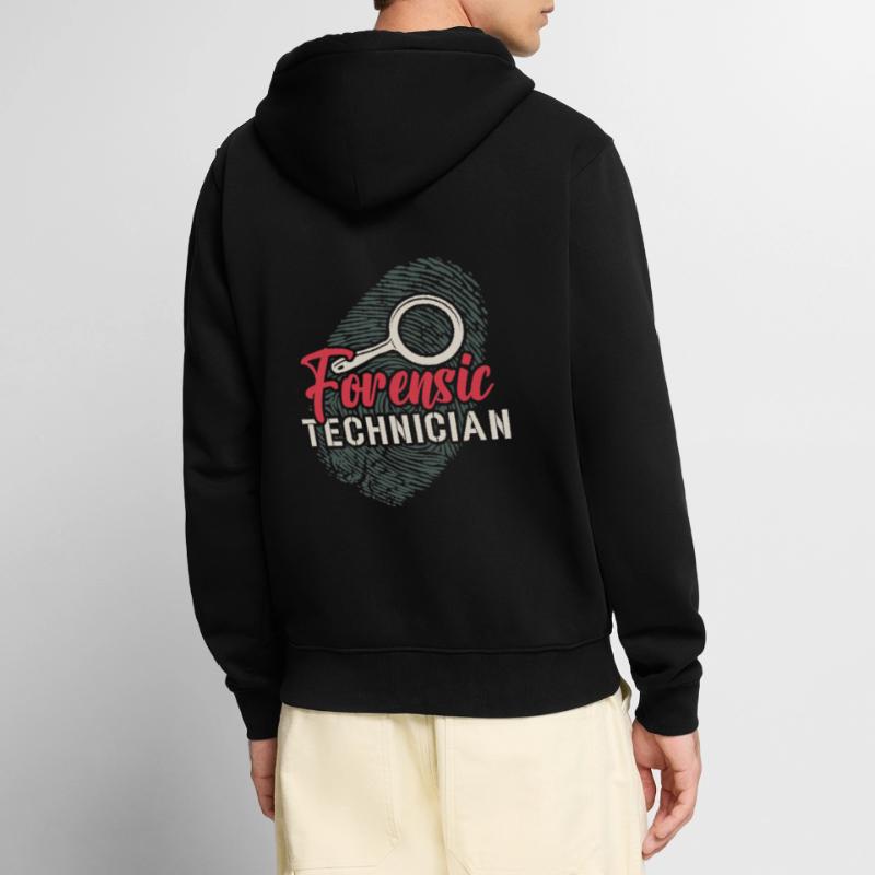 Forensic Science Forensic Technician Criminology Unisex Premium Organic Zip Hoodie