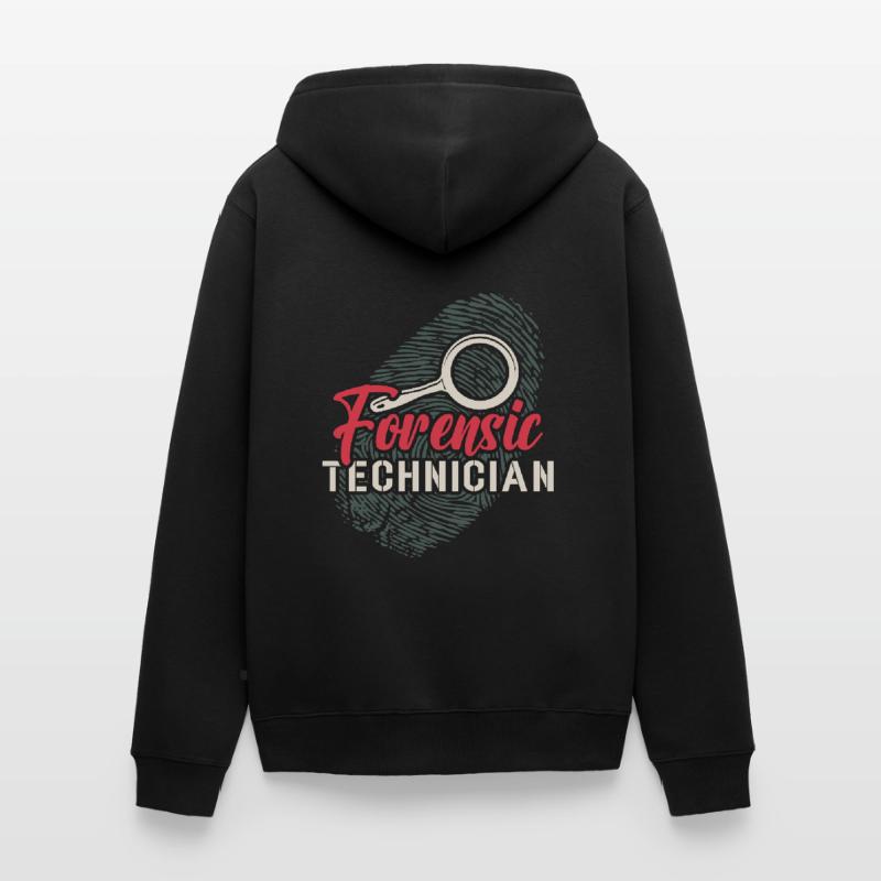Forensic Science Forensic Technician Criminology Unisex Premium Organic Zip Hoodie