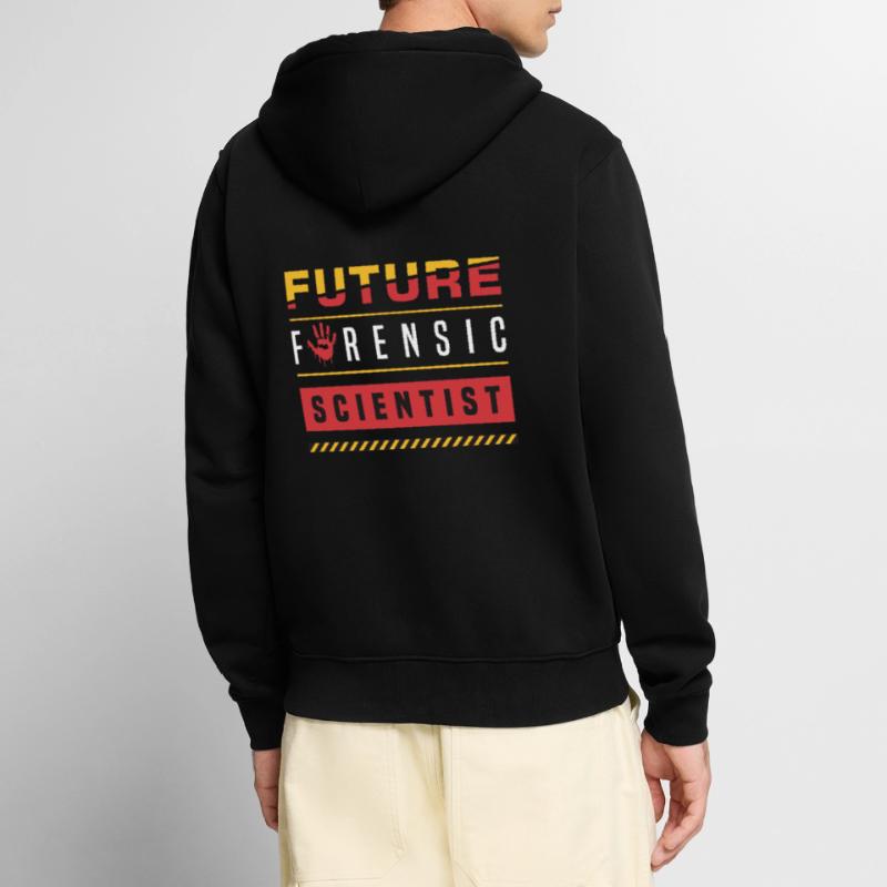Forensic Science Future Forensic Scientist Autopsy Unisex Premium Bio Zip Hoodie