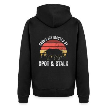 Schweineentfernungstechniker Design Für Die - Veste à capuche bio Premium Unisexe - noir - Dos - Nico (187cm)