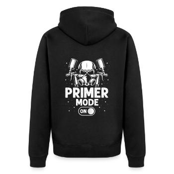 Offre Car Painter pour les carrossiers - Veste à capuche bio Premium Unisexe - noir - Dos - Nico (187cm)