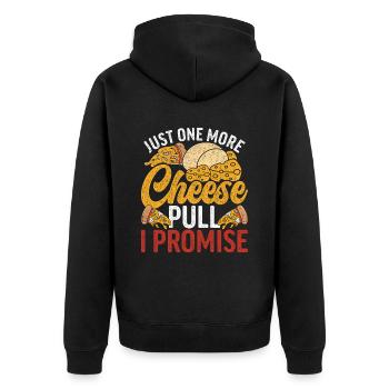 Pizza maker Pizzaiolo - Veste à capuche bio Premium Unisexe - noir - Dos - Nico (187cm)