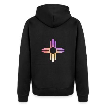 Cadeau de la nation mexicaine mexicaine - Veste à capuche bio Premium Unisexe - noir - Dos - Nico (187cm)
