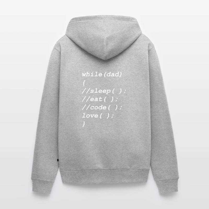 Programmierer, Computeradministrator, Programmierer, Softwareentwickler Unisex Premium Bio Zip Hoodie