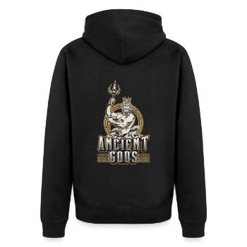 Greek Mythology Ancient Gods Myth Greece History - Unisex Premium Organic Zip Hoodie - black - Back - Nico (187cm)