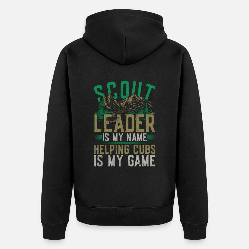 Scout Guide Scout - Veste à capuche bio Premium Unisexe - noir