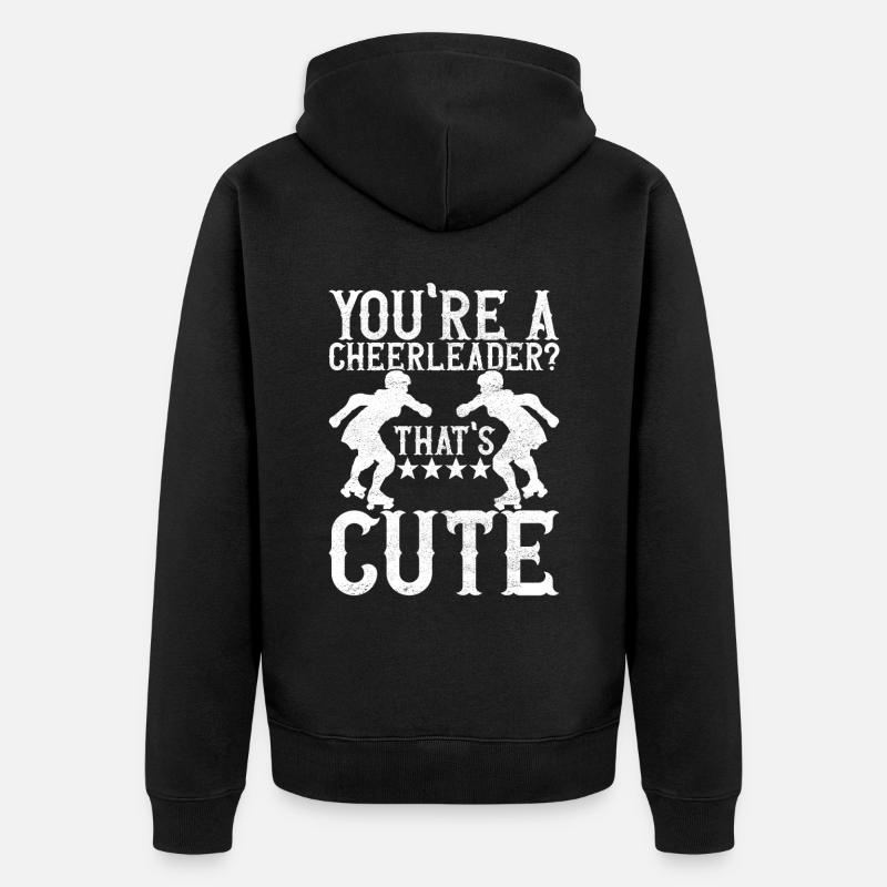 Roller derby - Veste à capuche bio Premium Unisexe - noir