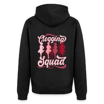 Tap Dancer Tap Dancer Clogging Squad - Veste à capuche bio Premium Unisexe - noir - Dos - Nico (187cm)