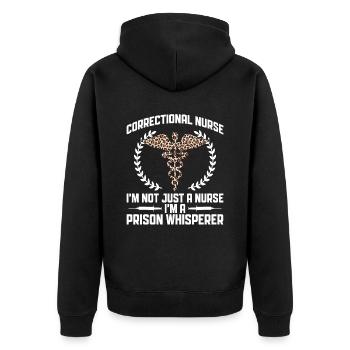 Correctional Rn Design Für - Veste à capuche bio Premium Unisexe - noir - Dos - Nico (187cm)