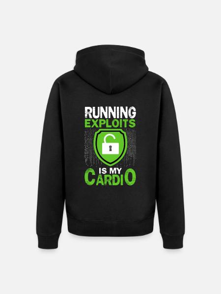 Cybersecurity, Hacking, IT - Unisex Premium Organic Zip Hoodie - black