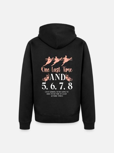Ballet Danseuse Danse Ballerine - Veste à capuche bio Premium Unisexe - noir