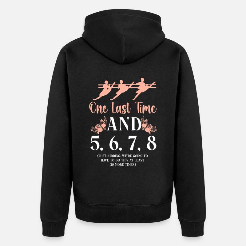 Ballet Danseuse Danse Ballerine - Veste à capuche bio Premium Unisexe - noir