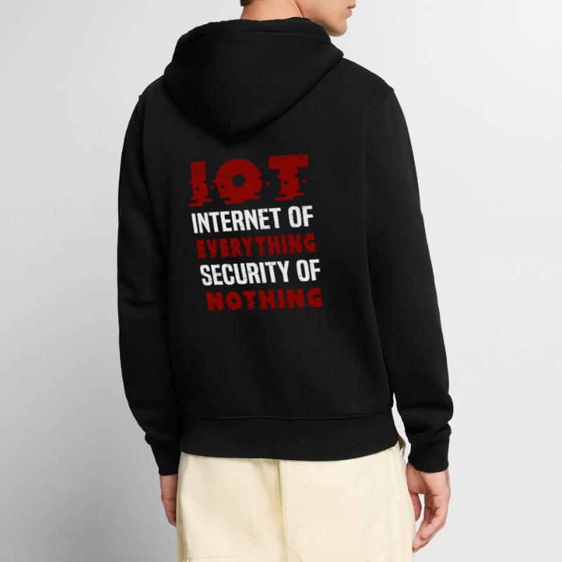 Internet Des Objets IOT Programmeur Admin IT Veste à capuche bio Premium Unisexe
