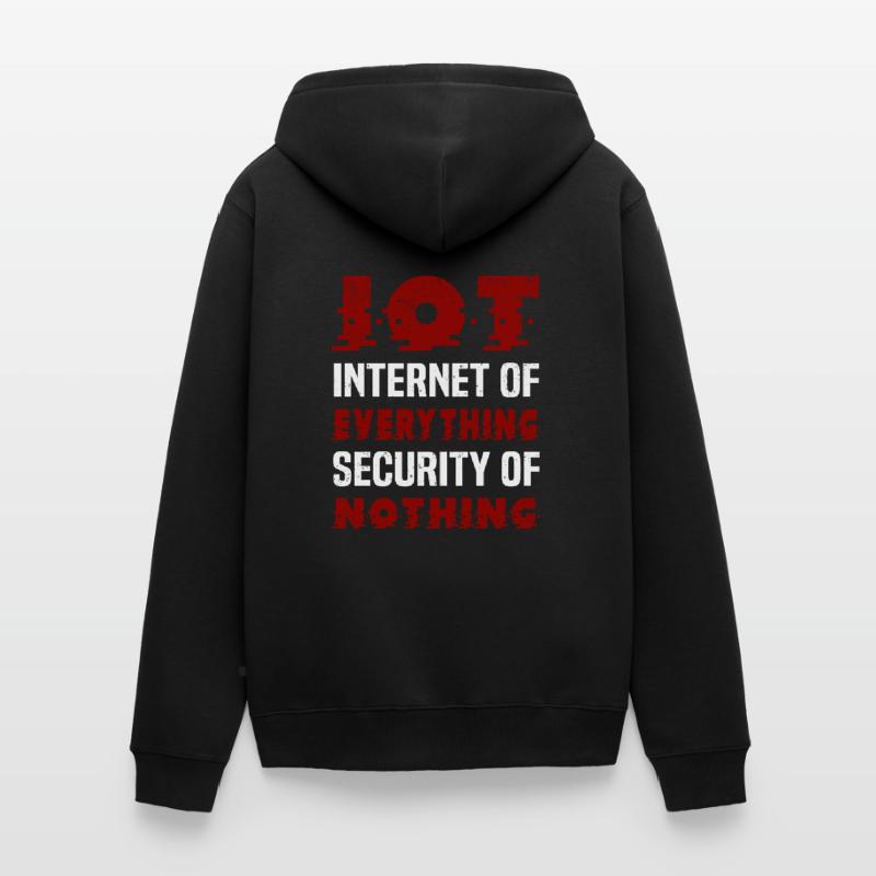 Internet Des Objets IOT Programmeur Admin IT Veste à capuche bio Premium Unisexe