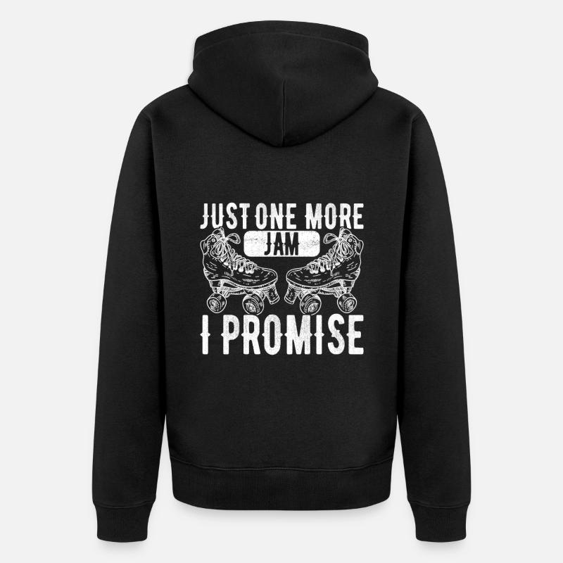 Roller derby - Veste à capuche bio Premium Unisexe - noir