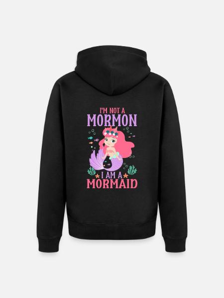 LDS Missionary - Unisex Premium Organic Zip Hoodie - black