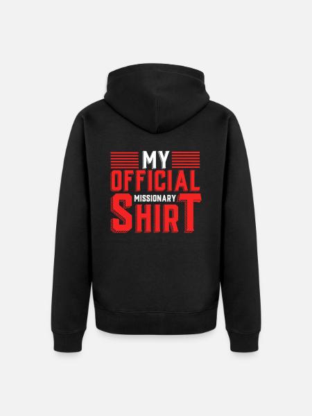 Mormon LDS - Unisex Premium Organic Zip Hoodie - black