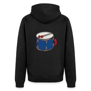 Train de ventilateur Spielmannszug Cool - Veste à capuche bio Premium Unisexe - noir - Dos - Nico (187cm)